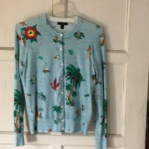 tropical vacation cardigan